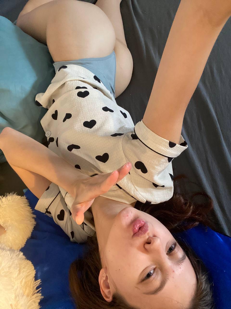 A cozy shot with Your princess — straight from Hong Kong